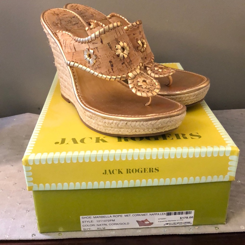 Jack Rogers Mirabella Women’s Cork Wedge Sandals